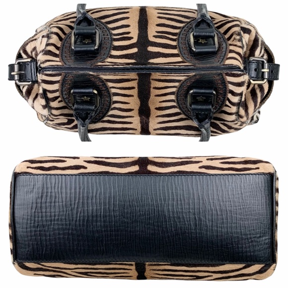 FENDI Zebra-Print Calf Hair Bag Du Jour - Picture 8 of 16